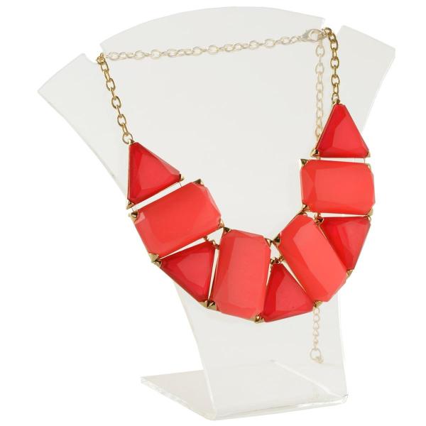 3mm L-Shape Clear Acrylic Jewelry Necklace Display Perspex Jewellery Bangle