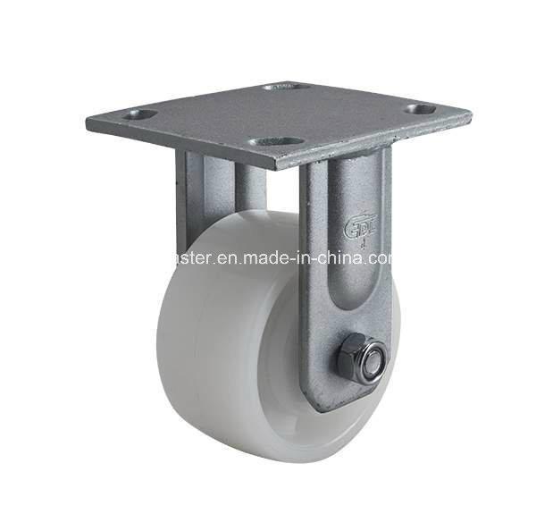 Without Brake 4" 380kg Rigid PA Caster Wheel 7004-26 for Heavy Duty Objects