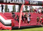 Adult Inflatable Obstacle Course / PVC Tarpaulin Inflatable Sports Games