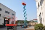 11 Meters Self-Propelled Mobile Scissor Lift , Mobile Manlift with Manganese