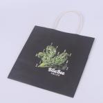 CMYK Printing Wide Base Paper Carrier Bags