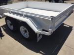 Industrial 10x5 Heavy Duty Tandem Axle Painted Trailer 2000KG With Mudflaps