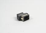 Black MPO Fiber Optic Adapter , High Temperature Stabilization