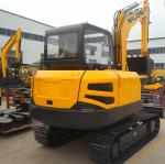 4.3KM/H Road Builder Excavator , 6500kg Weight Hydraulic Crawler Excavator