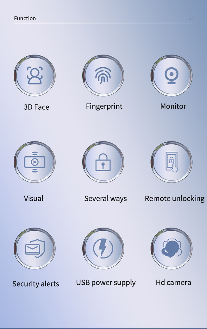 TH-X7 3D Face Smart Door Lock