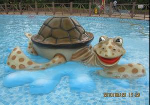 Wholesale Fiberglass Water Playground Turtle Water Spray for Spray Park Equipment from china suppliers