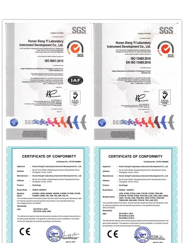 CENCE TXD3 Desktop Cytospins Low Speed Centrifuge Cellular Smear Centrifuge