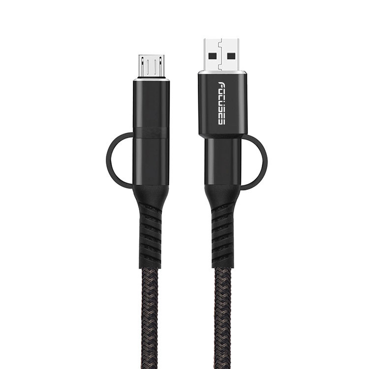 Focuses 4 In 1 5A Multifunctional USB Cable Fast Charging