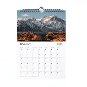 China Personalised Business Wall Calendar Printing With Custom Your Design Accept on sale