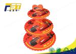 3 Tiers Colorful Printing Tiered Cardboard Cupcake Stand With Your Own Logo