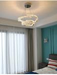 Luxury Crystal Ceiling Lamp Suitable for Living Room Bar Bedroom Ceiling Lamp(WH