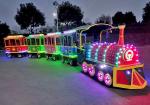 Colorful Electric Trackless Train Kids Party Train ISO9001 3.4 * 1.2 * 2.1 M