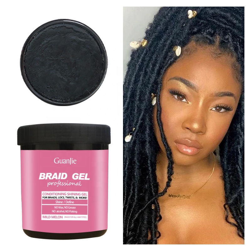 16oz Twist Gel Private Label Maximum Hold for African Hair Edge Control Strong Hold