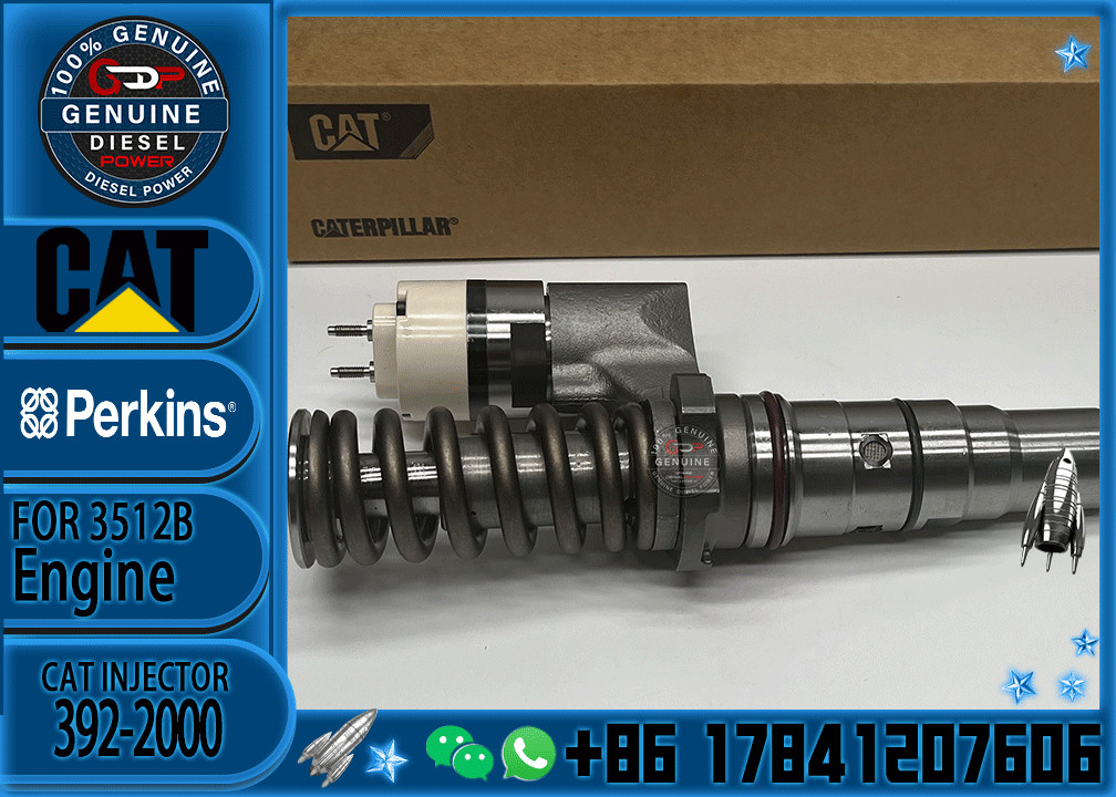 246-1854 392-2000 common rail injector 2461854 3922000 10R1278 386-1771 for Excavator parts 10R-1278 3861771
