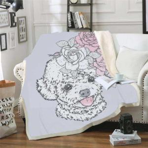 Wholesale Disposable Brushed Super Soft Sherpa Throw Blanket 130x150cm from china suppliers