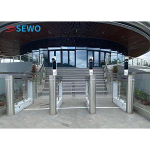 Wholesale 304 Stainless Steel Swing Barrier Gates Fully Automatic Security Gate Office from china suppliers