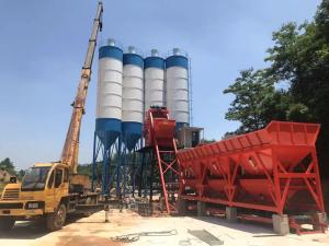 Wholesale 50m3/H Small Ready Mix Dry Batch Concrete Plant Automatic Compact from china suppliers