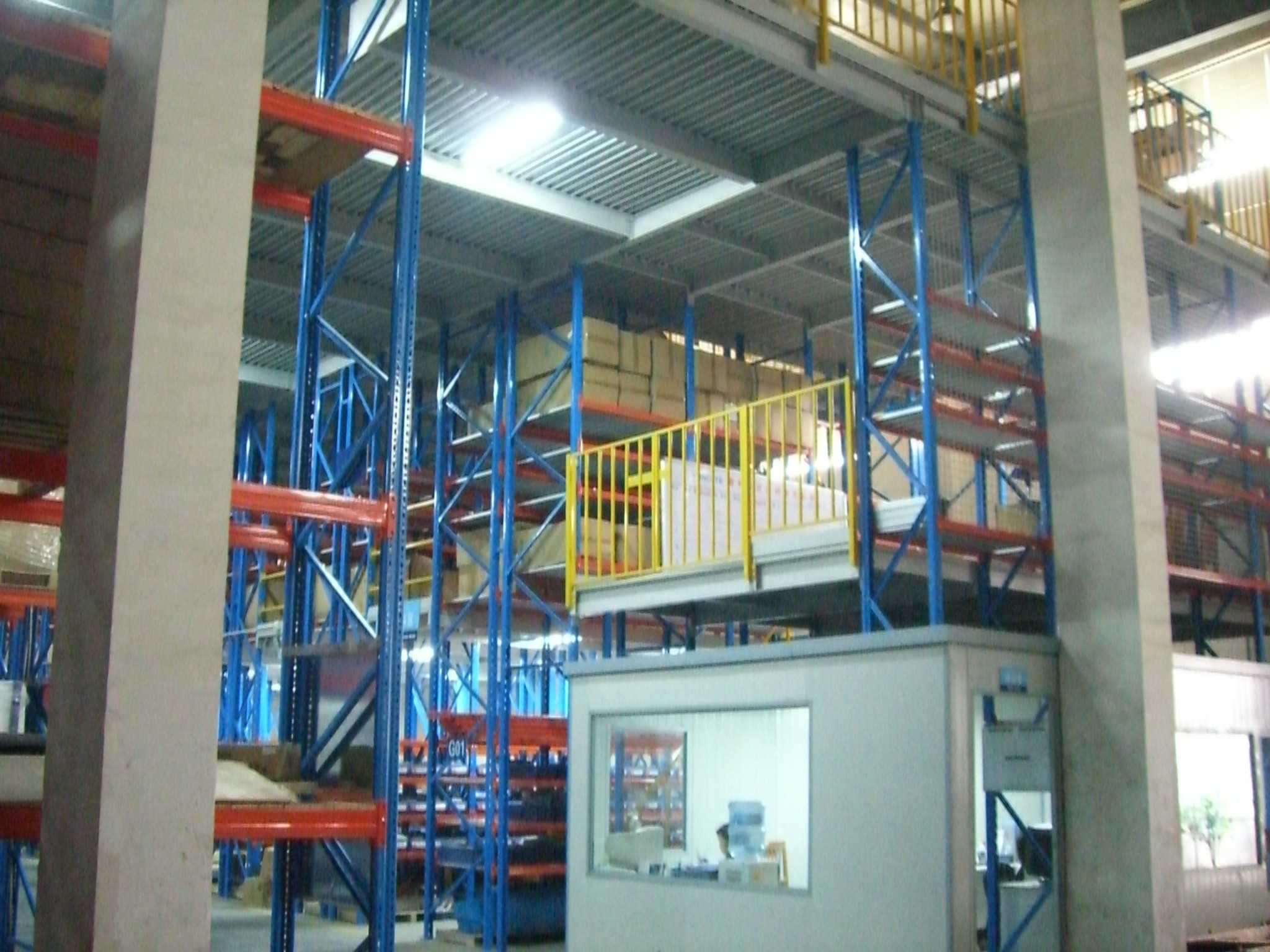 CE/ISO Guaranteed Pallet Racking Mezzanine Floors Multi Level Racking System