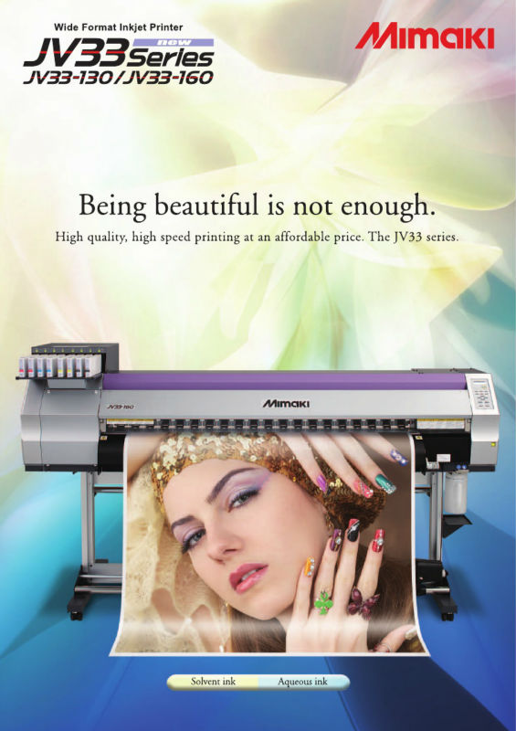 Mimaki JV33 Large Format Printer,1.6m eco solvent printing machine.Distributor of mimaki
