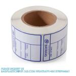 Water Proof Self-Adhesive Label Thermal Sticker For Bottle Supermarket Store