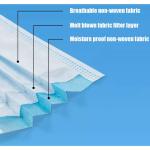 3 Ply Nonwoven FDA Single Use Face Mask