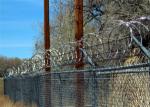 Stainless Steel 304 Concertina Razor Barbed Wire For Highway / Farm / Garden /