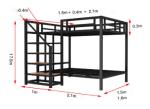 Modern Bunk Bed Kids Metal Bunk Beds School Furniture Simple Metal Bed Frame For