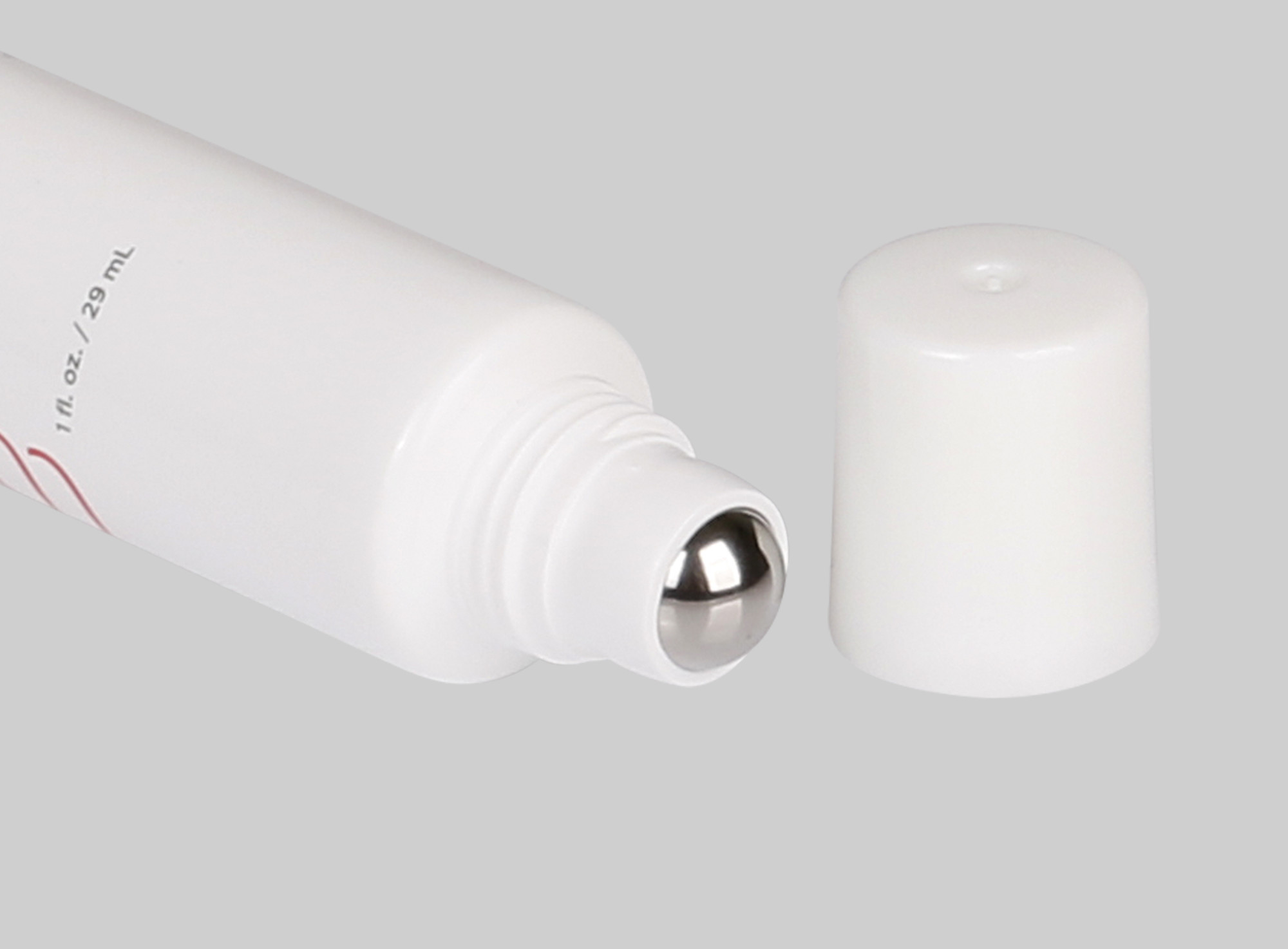 10-30ml Empty Eye Cream Tubes Cosmetic Plastic Tube With Massage Stainless Steel Ball