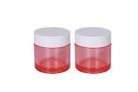 50g Customized Color and Cutomized Logo Cosmetic Cream Jars PET Conatiner Skin