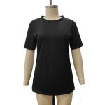 Sport Fast Dry Cotton Plus Size Long Sleeve Men Women Kids Girls' Boys Black