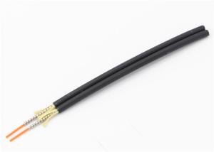 Wholesale MM 50 / 125 Duplex 3mm Indoor Fiber Cable , Black PE Armored Single Mode Fiber Optic Cable from china suppliers