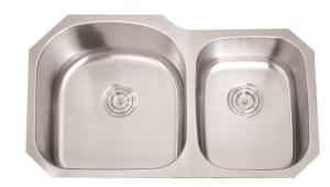 Wholesale Large Double Bowl Kitchen Sink No Drainer 304 Stainless Steel Material from china suppliers