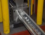 Mobile wall profile forming machine