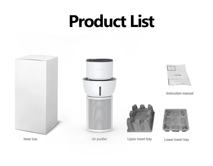 Portable Home 2 In 1 Hepa 13 Air Purifier Humidifier Machine 230M3/H