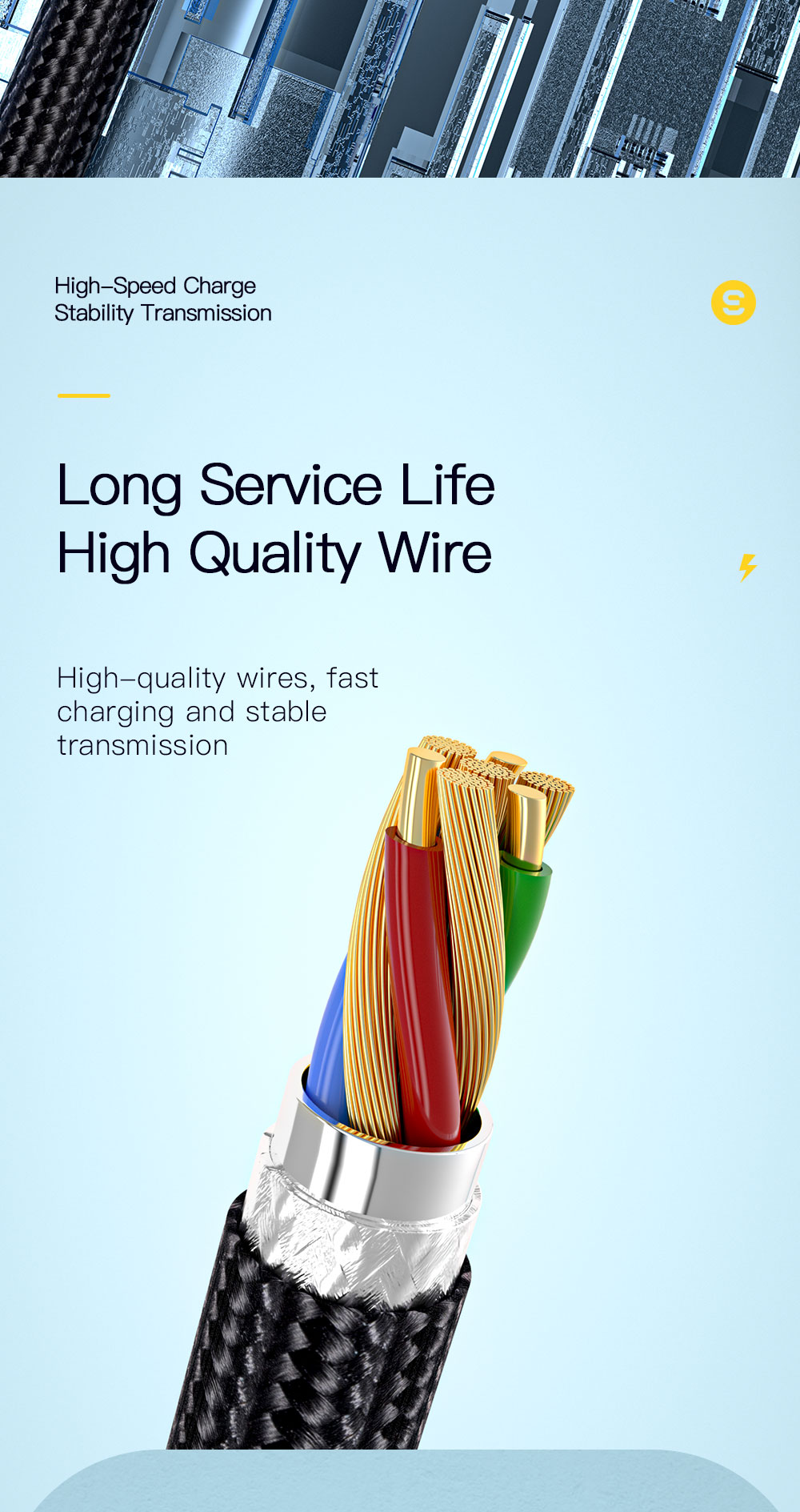 Fast Charging Type C Cable 6A 1M 2M 3M 66W Fully Compatible Cable Type C