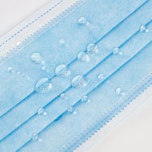Wholesale Adult 3 Ply Face Mask , Disposable Medical Face Mask With Adjustable Nose Piece from china suppliers