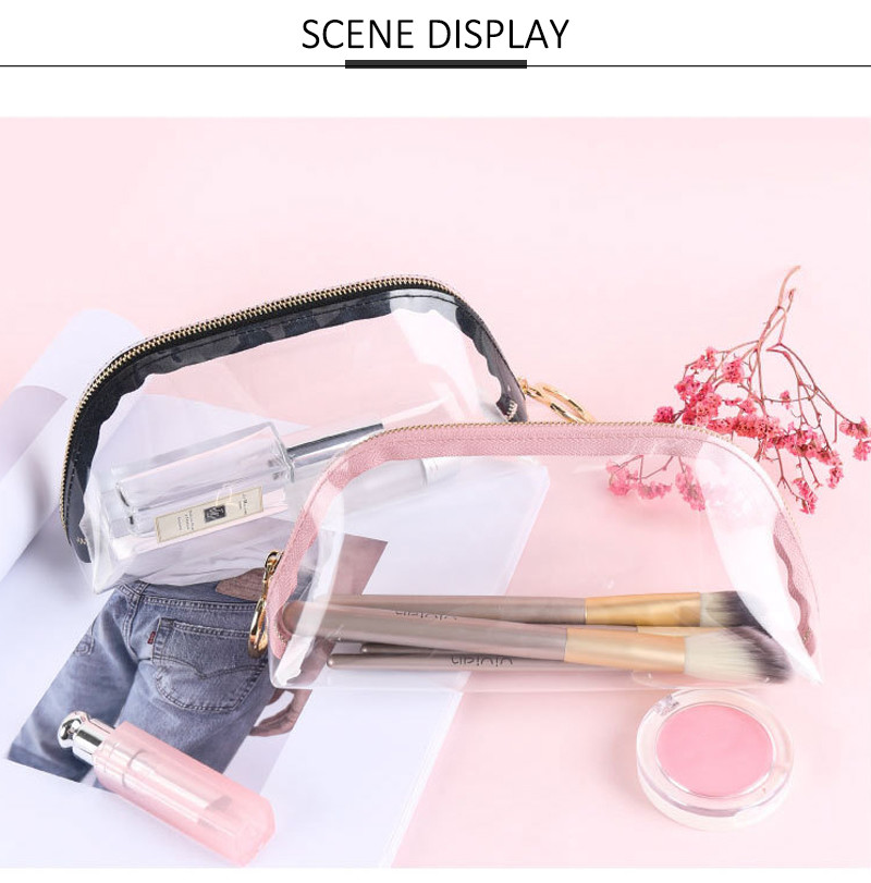 Customized Transparent PVC Travel Waterproof Wash Bag