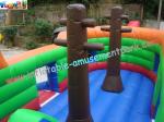Kids Outdoor Commercial Bouncy Castles Pirate Inflatable Moonwalk House 6L x 3W