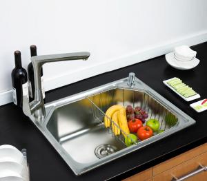 Wholesale Modern Topmount Stainless Steel Bowl Sink Corrosion Resistance from china suppliers