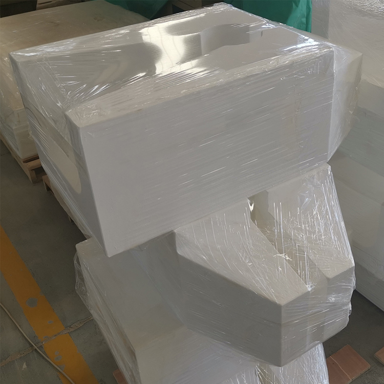 SiO2 Float Glass Kiln Gate Brick with Good Electrical Insulation Quartz Ceramic Parts