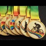 Gold Academic Military Customized Medal Online 3D Engraved Sports Medals