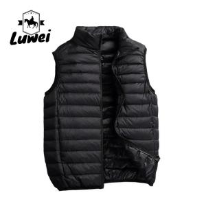 Wholesale Fashion Utility Mens Bubble Vest Full Zipper Windbreaker Waistcoat from china suppliers