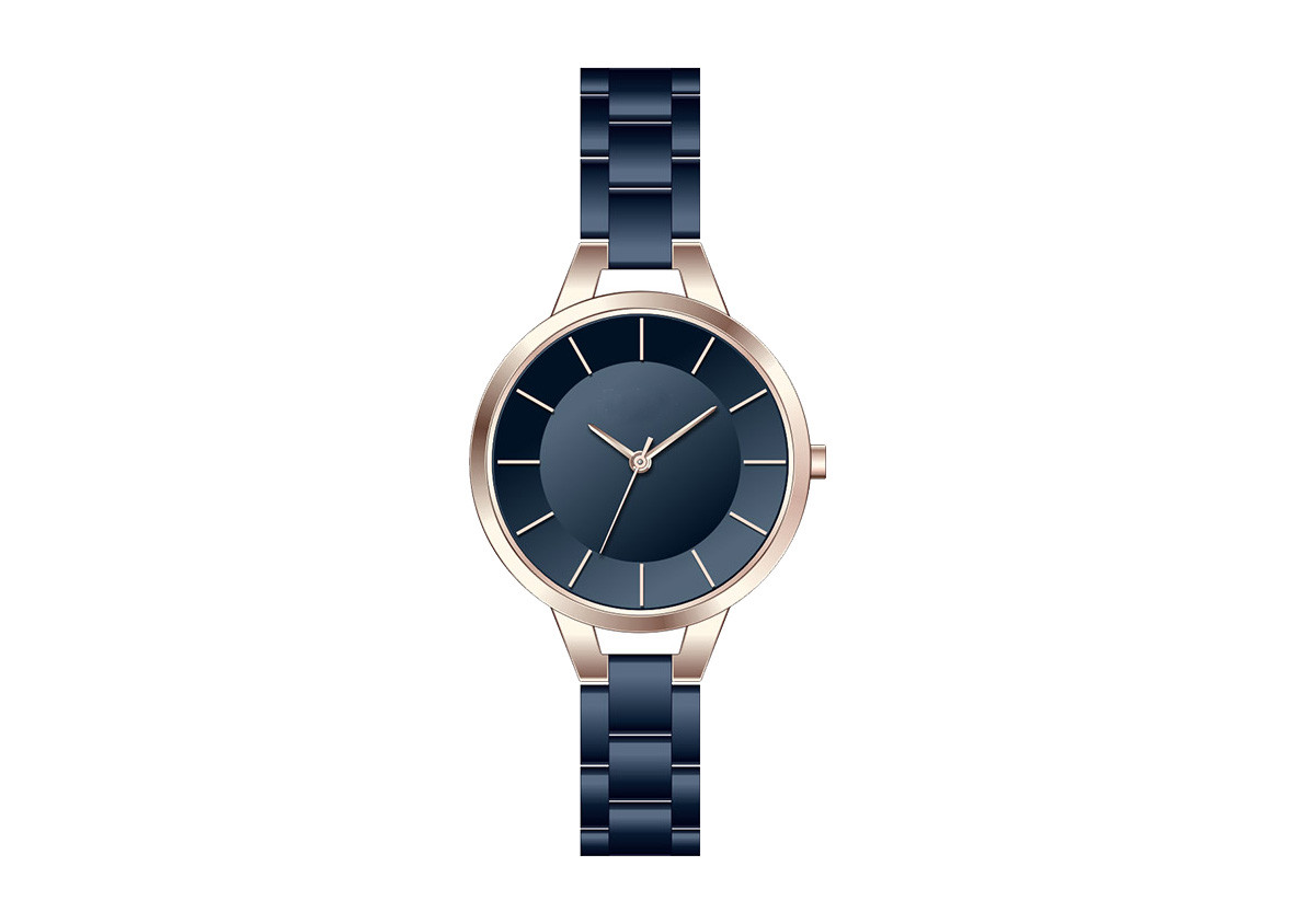 Smaller Watch Face Ladies Analog Watches With Stainless Steel Bracelet