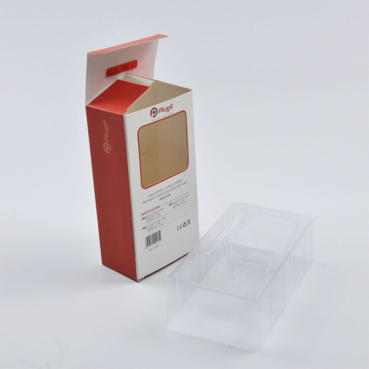 Custom cheap phone accessories small packaging cardboard Paper box with pvc window