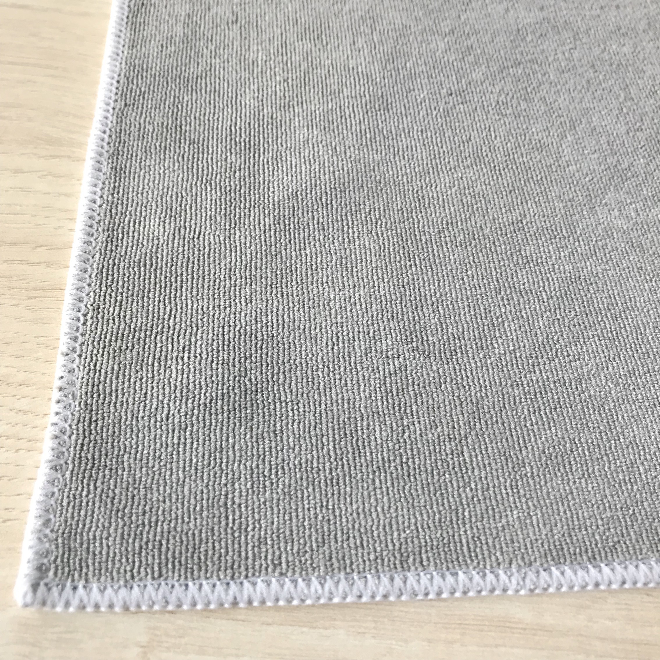 Grey color high quality weft small size kongfu absorbing water tea towels