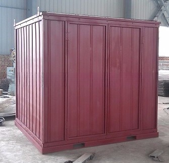 Scale Medium Duty 2m 3m 4m 5m 6m Galvanized Steel Mobile Portable Self Storage Box Container for Sortage Usage