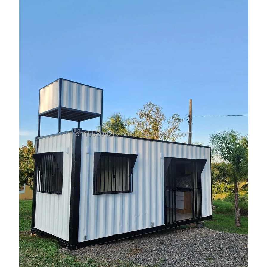 Main Structure Galvanized Steel Square Tubes Flat Pack Container for Outdoor Modern Design Prefabricated Container Houses