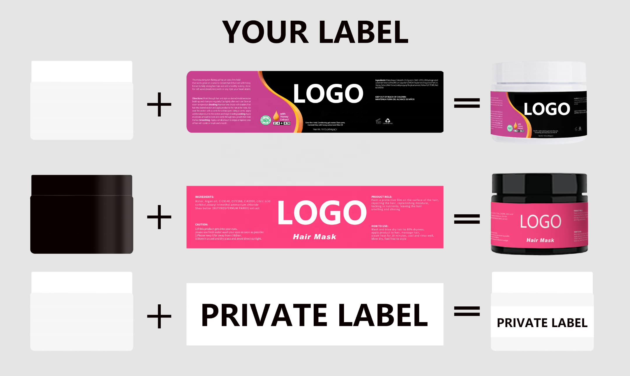 Perfume-Free Vegan Edge Control Gel for Extreme Hold and Smooth Styling Private Label