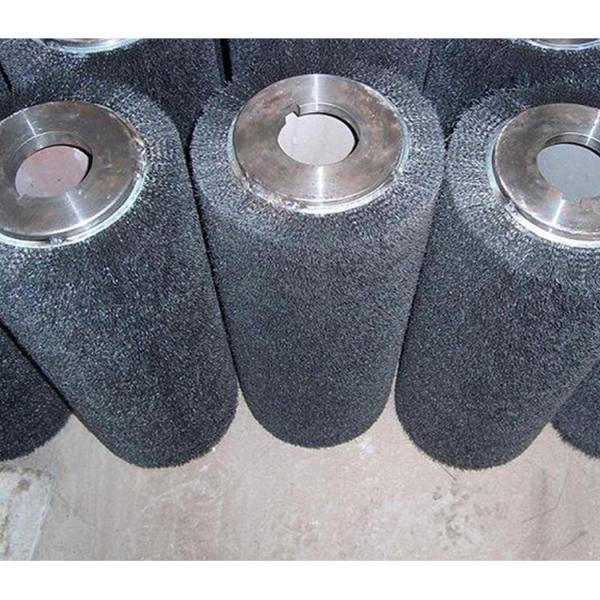 Industrial Cleaning Silicon Carbide Synthetic Fiber Brush Roller Bristle Cylindrical Roller Brushes