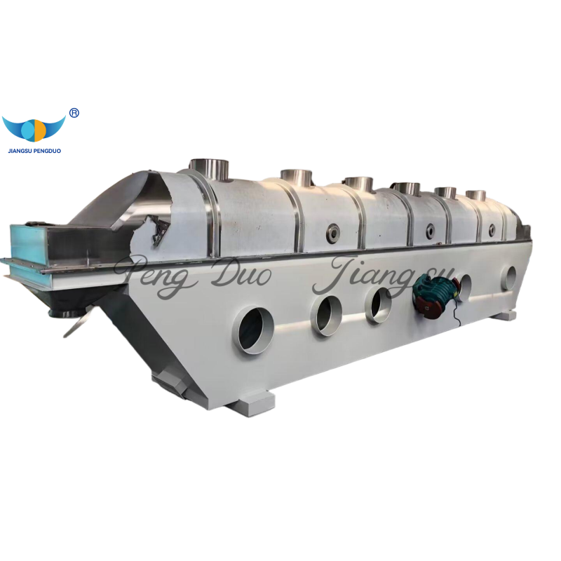 Energy saving continuous industrial vibrating fluidized bed drying and cooling equipment machinery manufacturer